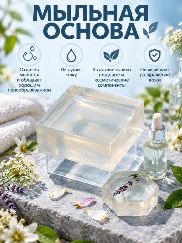 Суперпрозрачная мыльная основа 10 кг